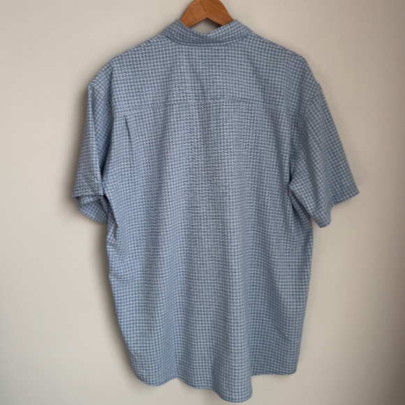 NWT Mens Huk Tide Break Point Short Sleeve Light Blue Size Large - Picture 6 of 9